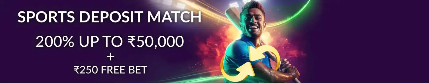 Puntit Sports Deposit Match 200% up to 50000 INR
